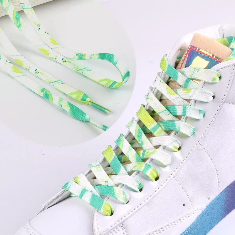 Shoelaces Rainbow Colour Shoe Laces Casual Canvas Shoes Colorful Shoelace Print Gradient Suitable For All Unisex 1 Pair