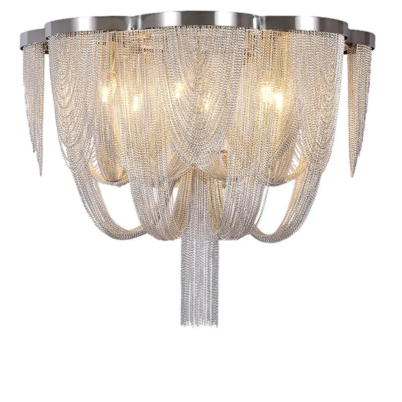 

Lamparas De Techo Modern Suspension Gold Silver Dimmable LED Light Fixture Ceiling Light Luxury Home Decor Home Appliances