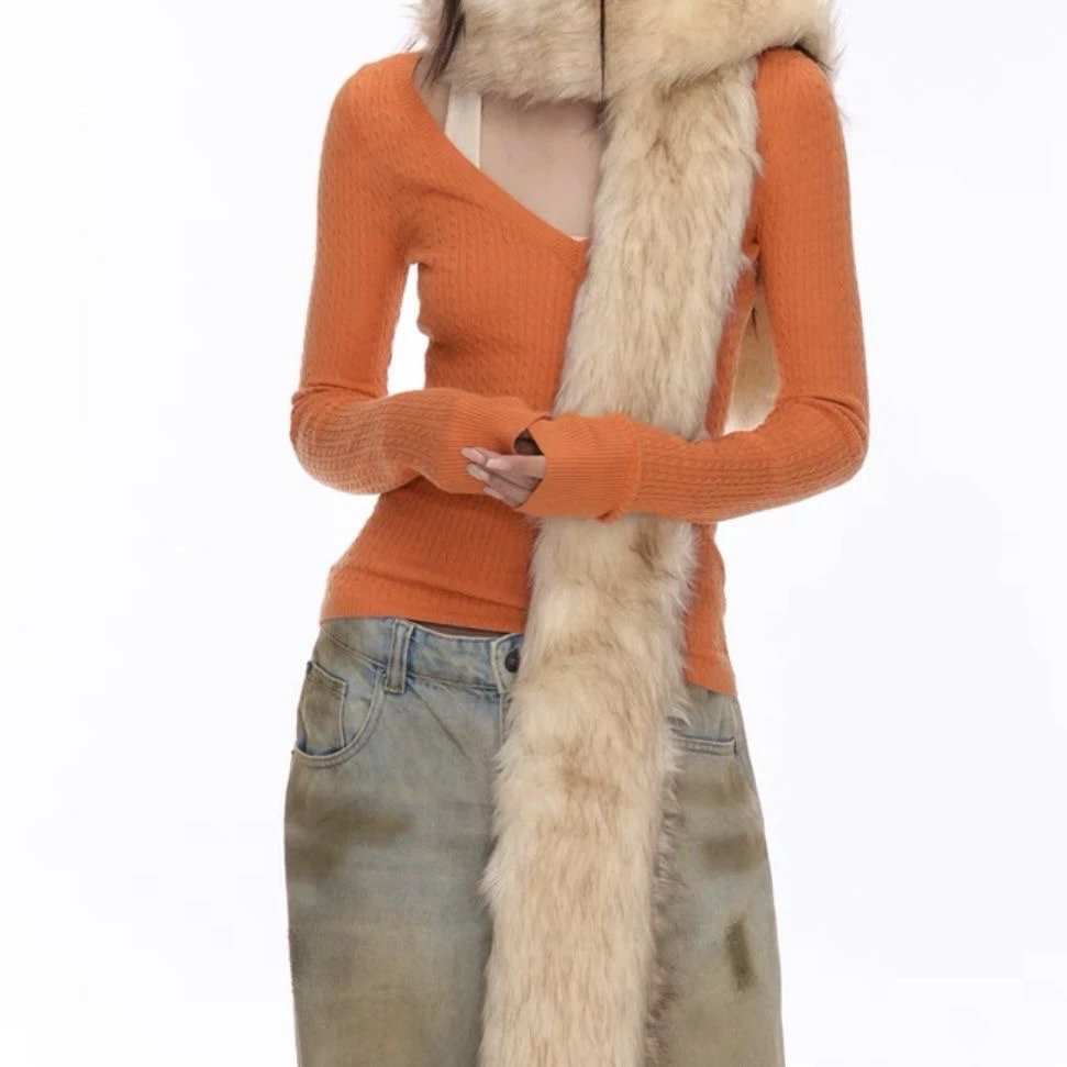 Зимняя новая сексуальная облегающая рубашка Pure Desire с v-образным вырезом и