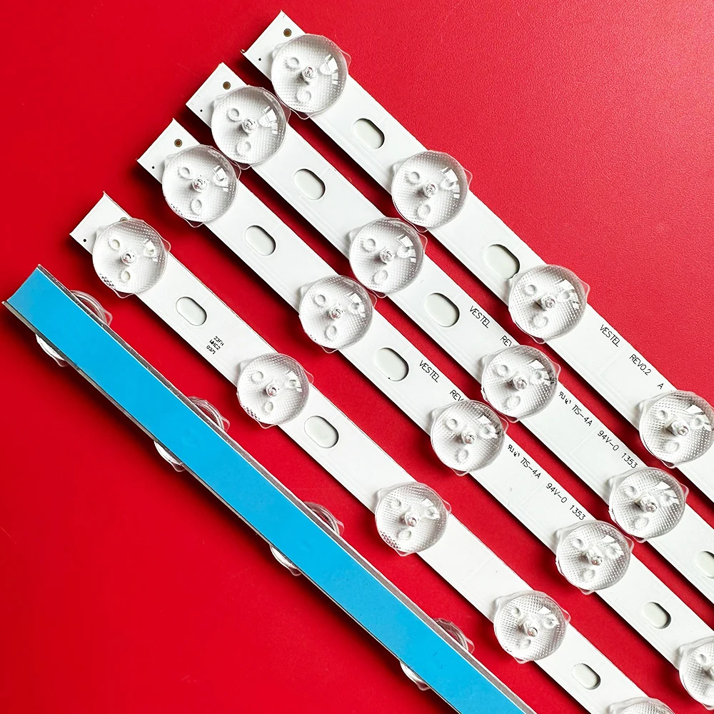 5/35 Шт. Светодиодные Ленты Для Toshiba Ves390undc-01 Ves400unds-01 40l3433dg 40l3453db - 40 &quot39&quot Subtle Lighting