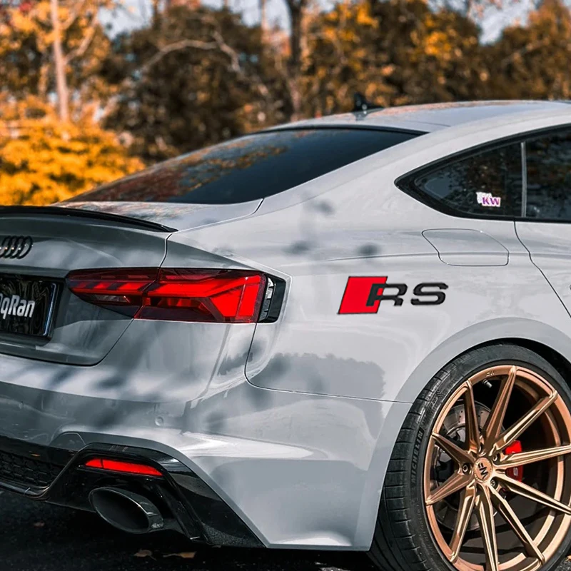 Для Audi Sline RS A3 A4 B8 8P 8V B6 A5 A6 C7 Q5 B9 B7 C6 A1 Q7 Q3 TT наклейки для украшения окна кузова