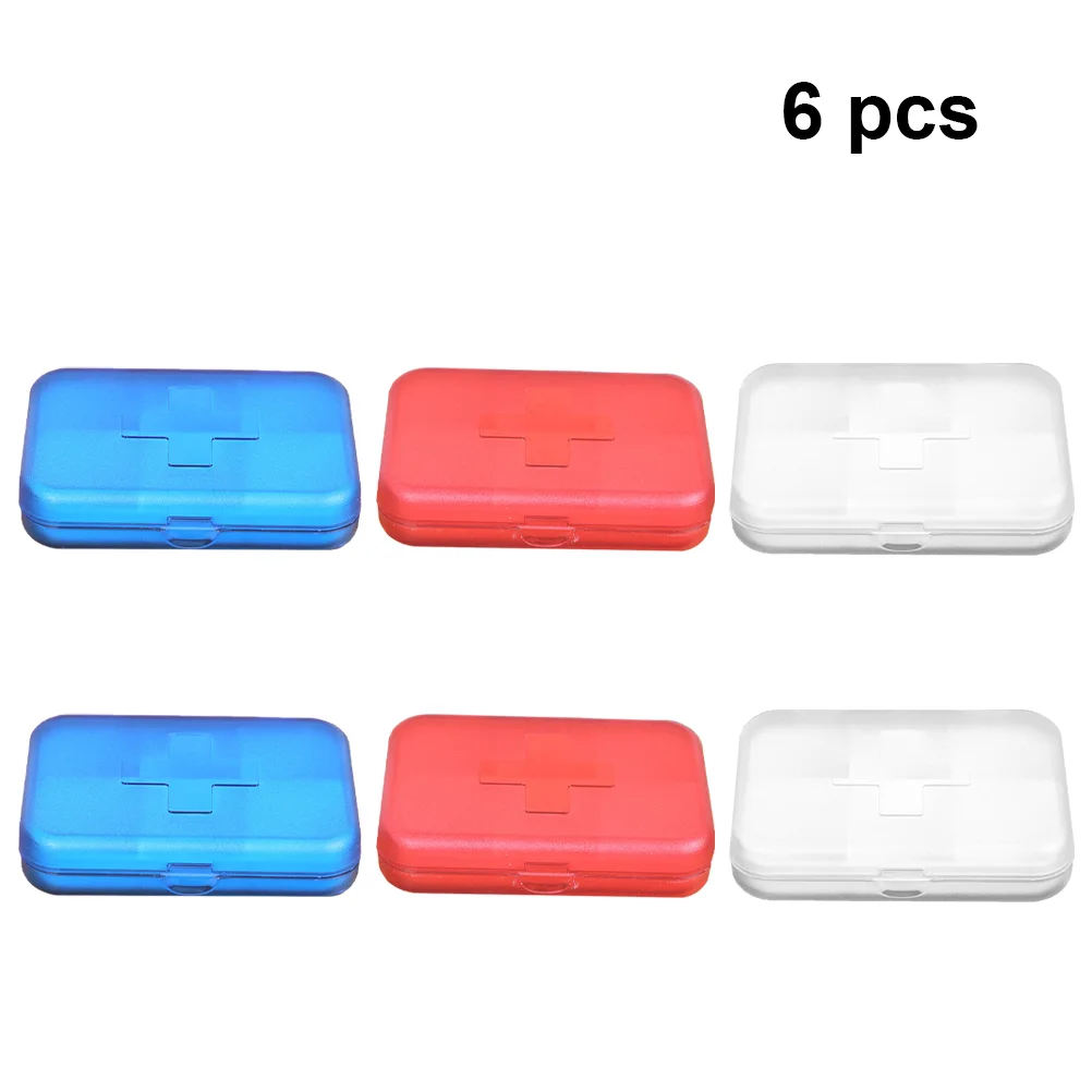 

6PCS Mini 6 Grids Box Multi-purpose Container Portable Case Container for Home