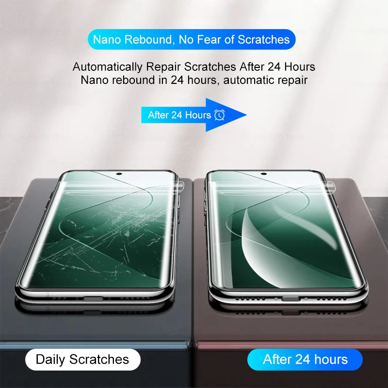 2 шт. гидрогелевая пленка с полным покрытием для Xiaomi 14 Pro 5G защитная мягкая Xaomi Mi14 Mi