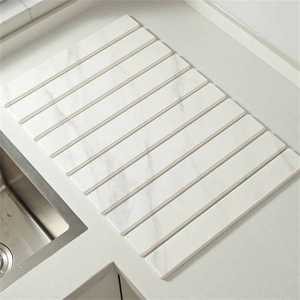 

Супервпитывающий коврик для сушки посуды из диатомовой земли