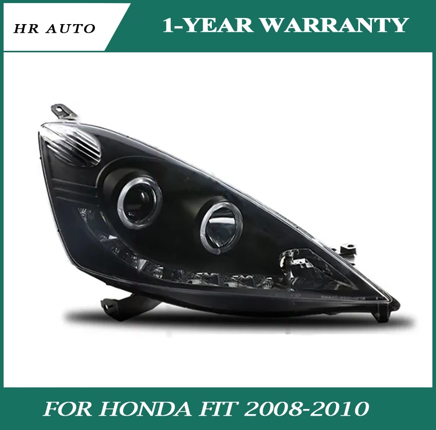 

Подходит для Honda Fit 2008 2009 2010 двойсветильник светильник s LED angel eye circle head светильник s автомобильные внешние аксессуары