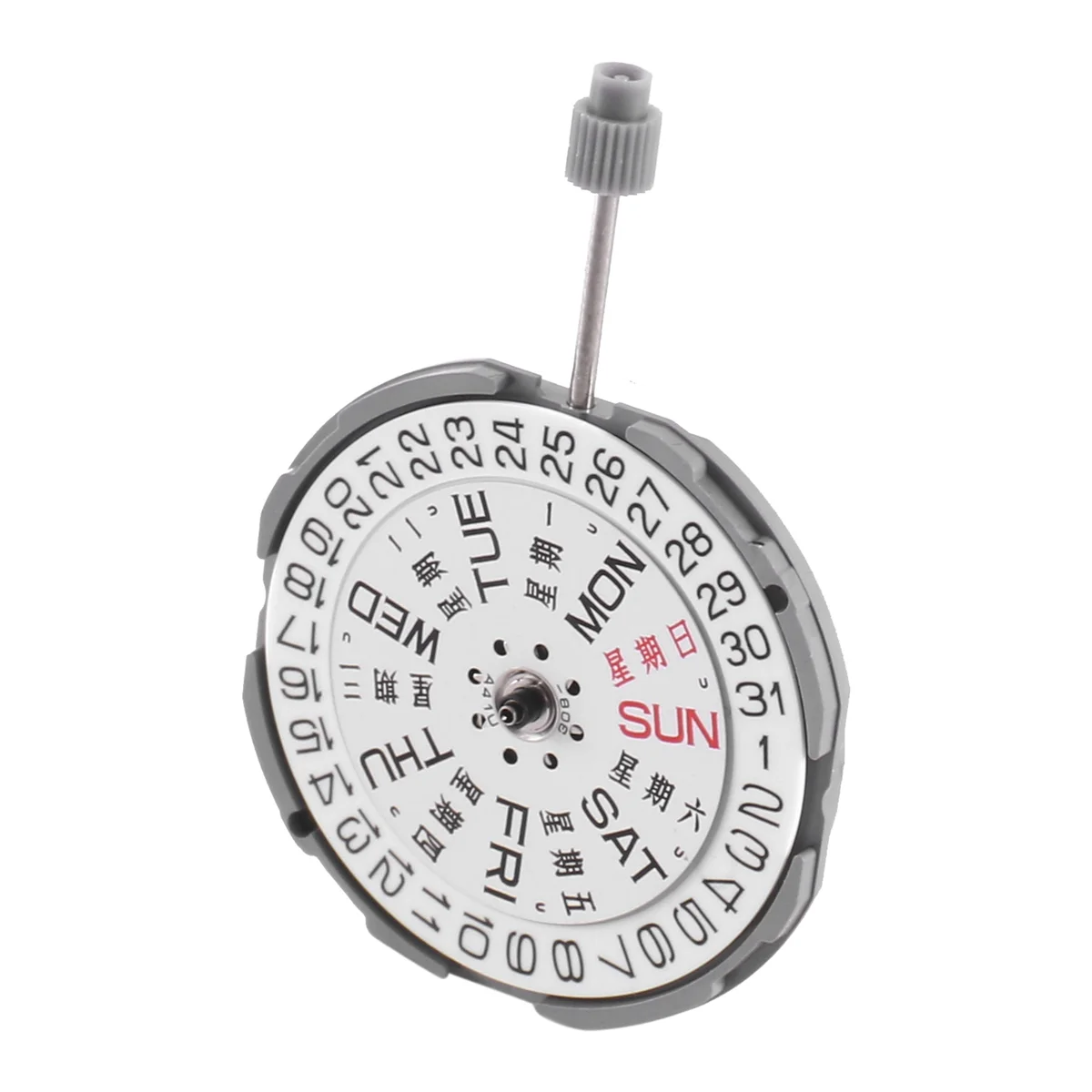 3 Hands Date Metal Quartz Watch Movement with 065-543 Stem Replacement Parts for Miyota GM02 GM00