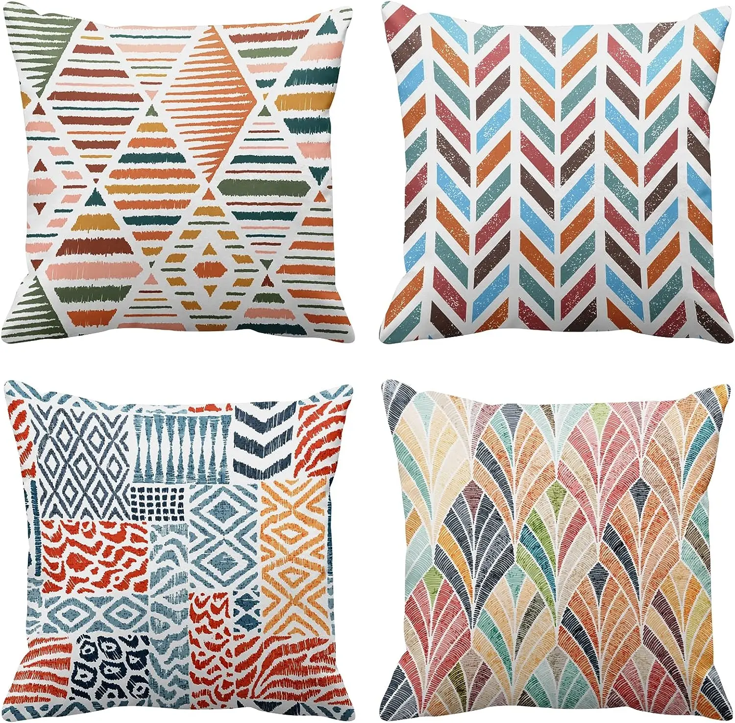 

Throw pillowcase Bohemian tribal abstract geometric decorative pillowcase home decoration square cushion cover
