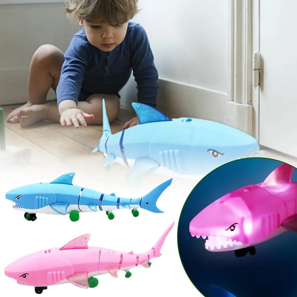 

Электрическая поводок, светящаяся игрушка в виде акулы с USB-управлением, лучший рождественский подарок для детей