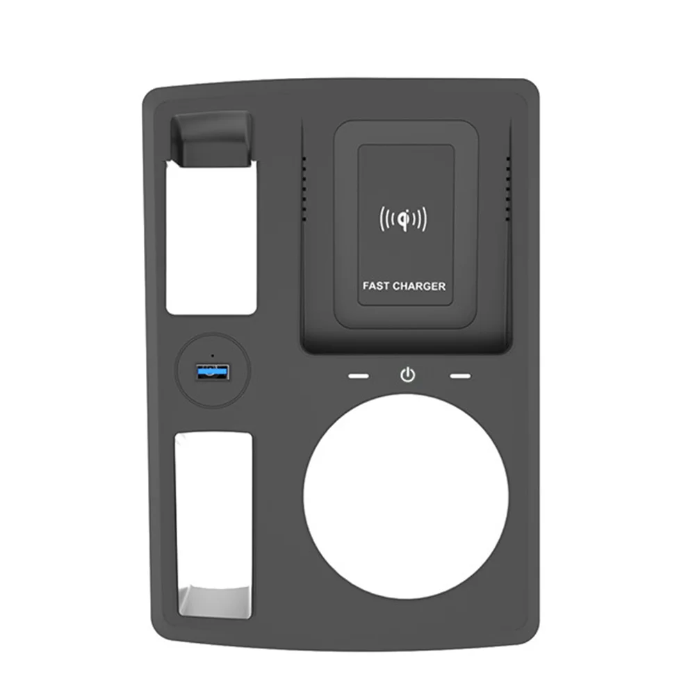 

15W Car QI Wireless Charging Phone Charger Fast Charging Panel Pad Phone Holder for-Audi Q3 2020 2021