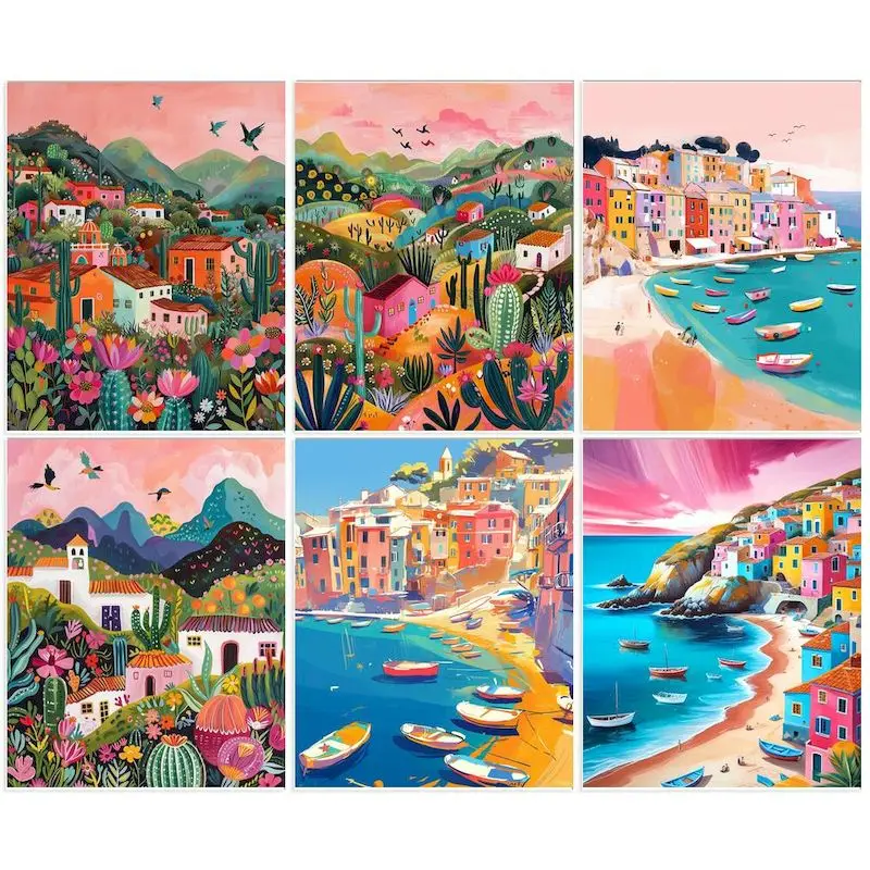 Набор для рисования по номерам на холсте 40 х50 см