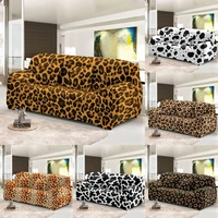 leopard print pattern sofa covers for living room stretch slipcovers sectional couch cover l shape corner sofa cover 1234