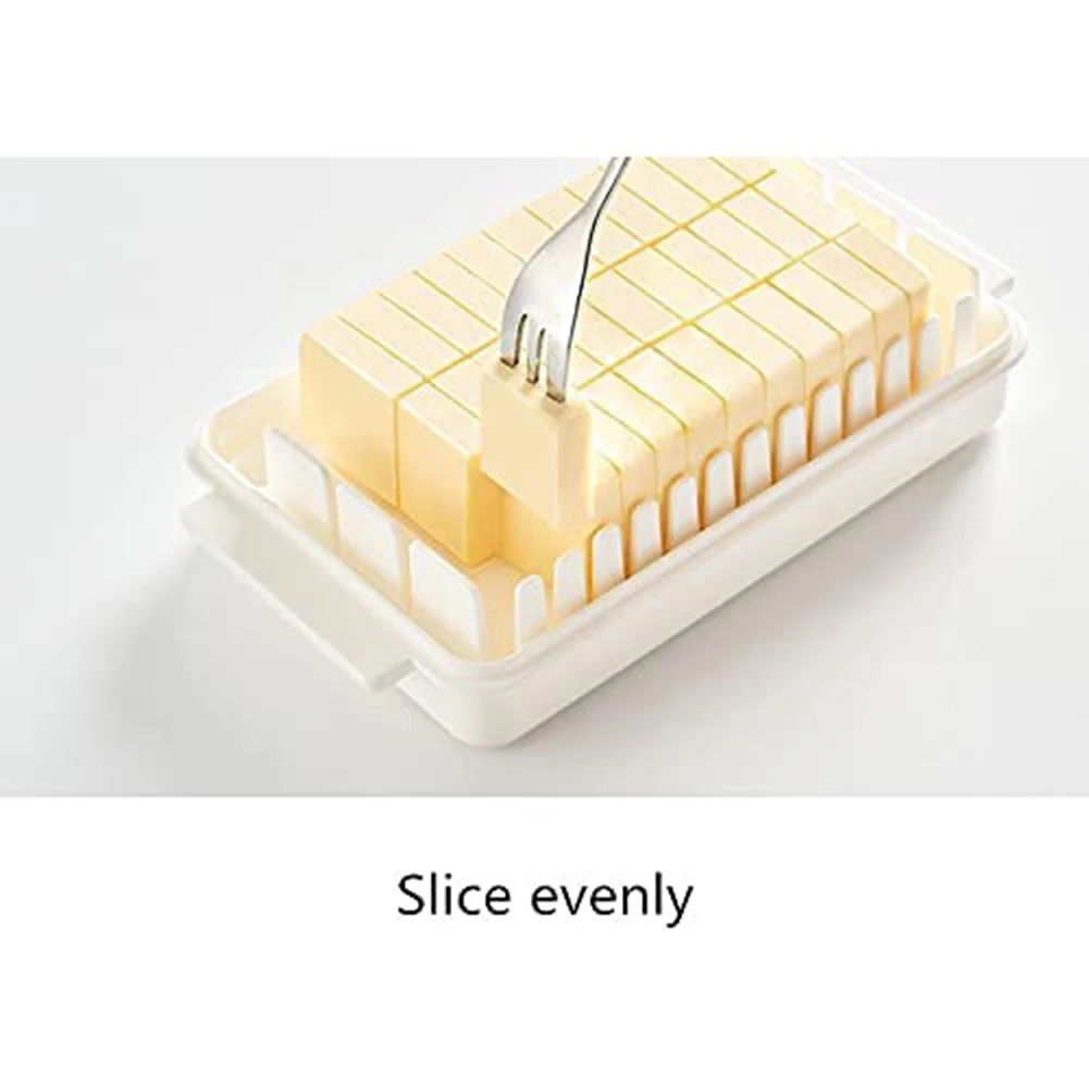 

Butter Box Cheese Storage Box Convenient Durable Refrigerator Slice Uniform Design Butter Cut Cheese Classic Design