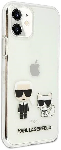 Чехол CG Mobile Karl Lagerfeld PC/TPU collection Iconik &amp Choupette Hard для iPhone 11 цвет Прозрачный - купить по
