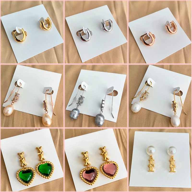 

New European and American ToRy Earrings for Women Fashion Trend Holiday Gifts Free Shipping