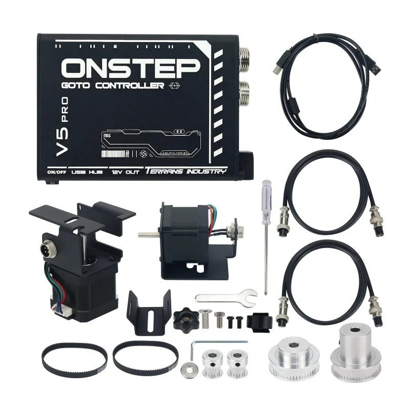 Фото Everbright Store 2026 Новинка: Комплект GOTO Onstep V5 Pro EXOS2/EQ3D Equator GOTO, для трекинга/съемки с помощью направляющей звезды №1
