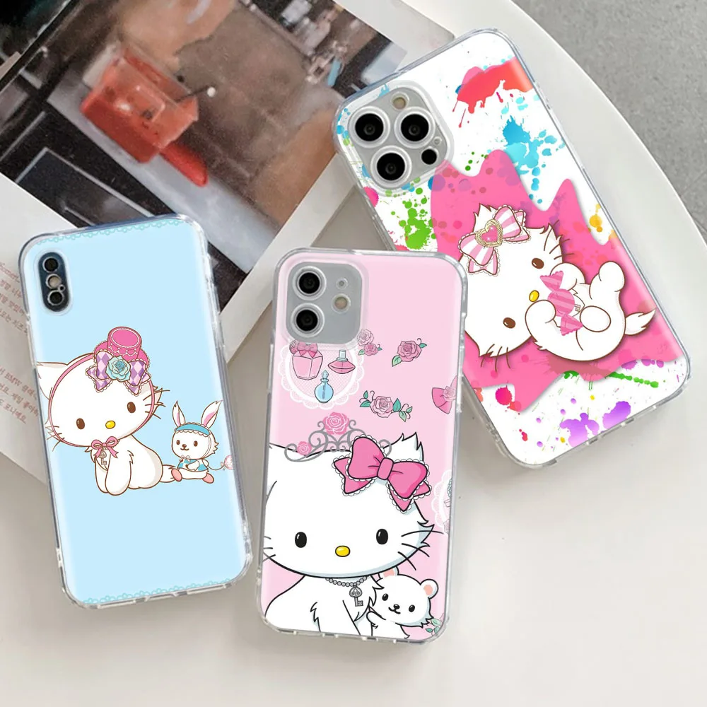 Прозрачный чехол Charmmy Kitty для Motorola Moto G8 Power G9 Play G10 G20 G30 Plus