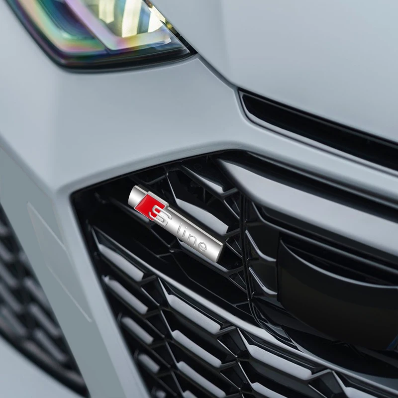Эмблема передней решетки автомобиля для Audi A3 8L 8V 8P A4 B5 B6 B7 B8 A5 A6 C5 C6 C7 A7 A8