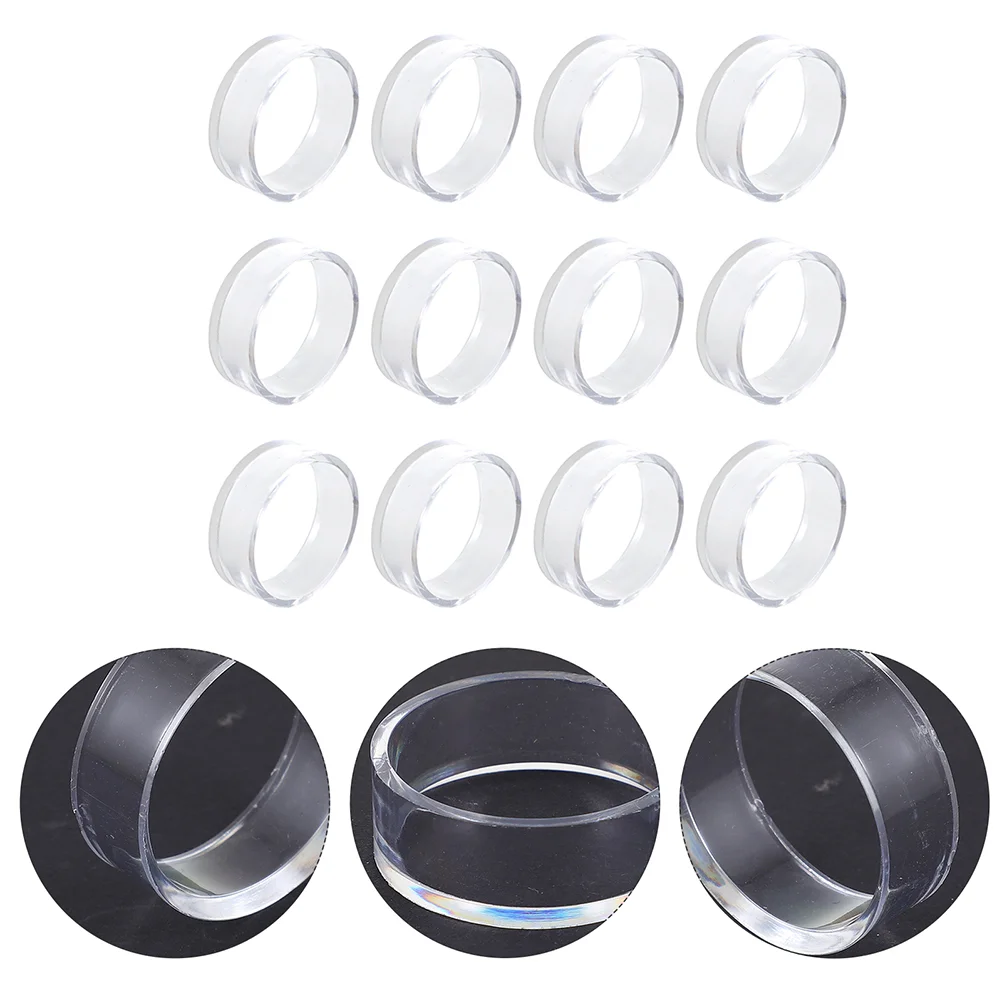 

12pcs Sphere Holder Transparent Crystal Balls Holder Round Display Stand Sphere Display Stands for Spheres