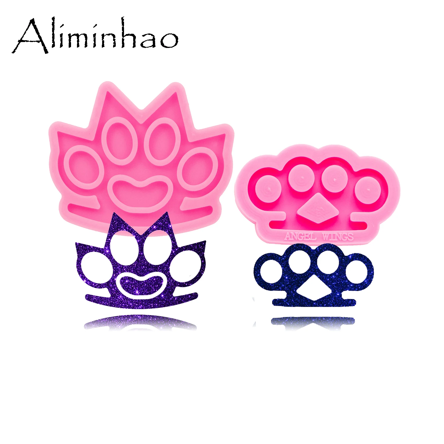 Блестящие мини латунные суставы DY0268 форма для смолы силиконовая латунная