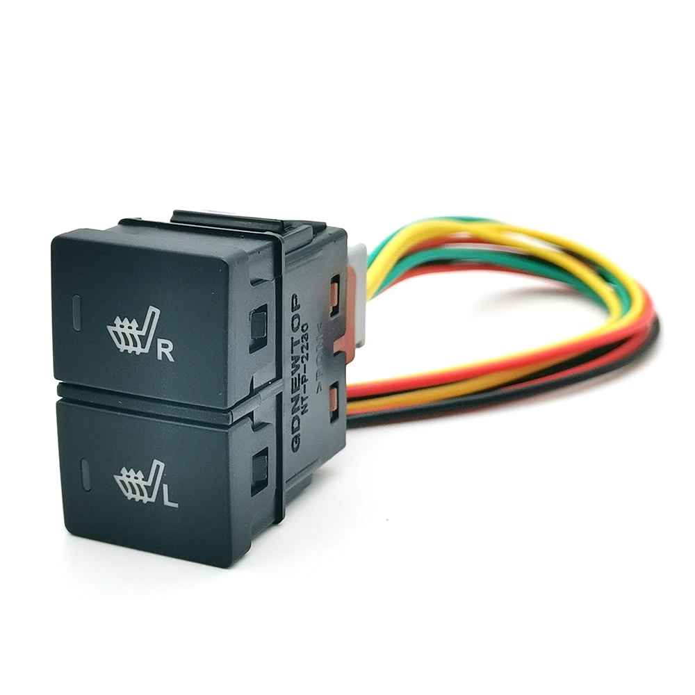 

1 шт., подходит для Honda CRV URV AVANCIER CITY, автомобильный двойной переключатель, радар, противотуманная фара, включение и выключение светодиода DRL, кнопка автоматического выключателя света с проводом