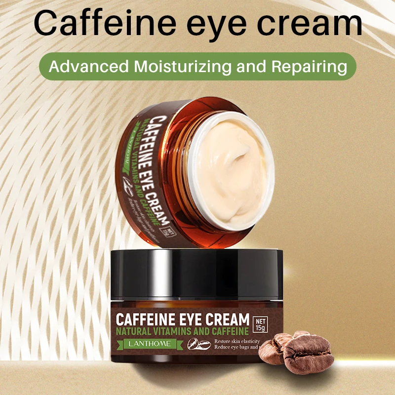 

Caffeine Eye Cream Anti-Dark Circles Removal Eye Bags Anti-Wrinkle Cream Fade Fine Lines Moisturizing Whitening Eye Care