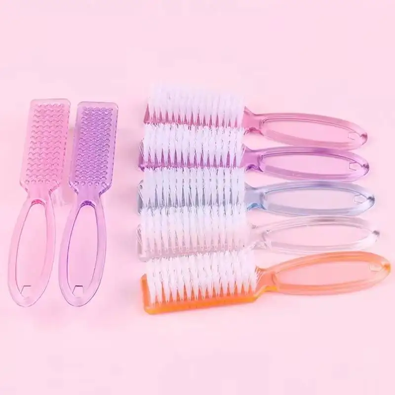 do czyszczenia pędzli paznokci Usuń kurz w proszku Plastikowy środek czyszczący akrylowych żelowych UV Manicure Akcesoria pielęgnacji