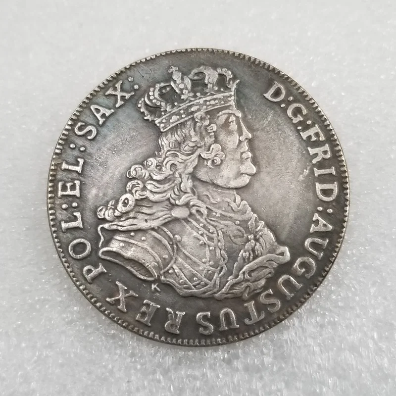 

Польша 1762 Посеребренная латунная памятная Коллекционная монета подарок удачная монета