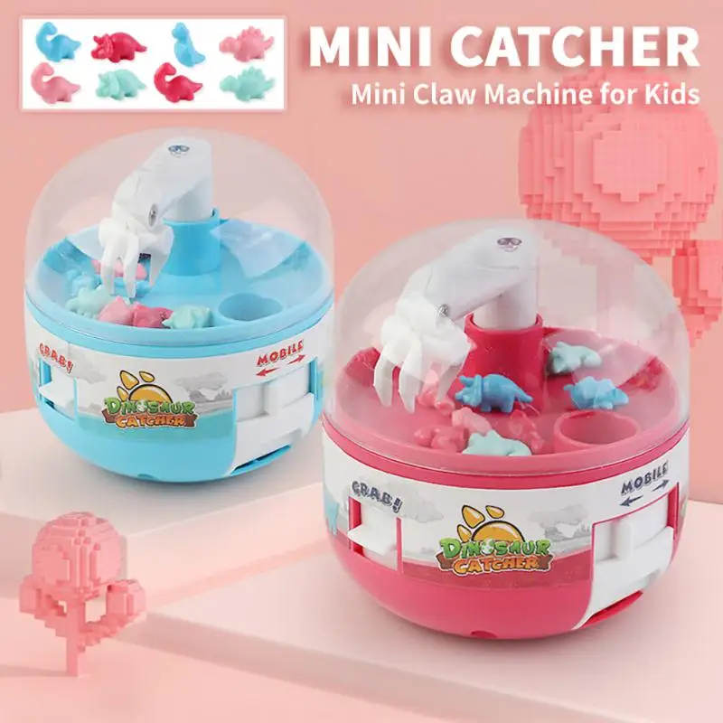 

2/4/5PCS High Quality Simple Operation Mini Dinosaur Catcher Increase Creativity Claw Machine For Kids