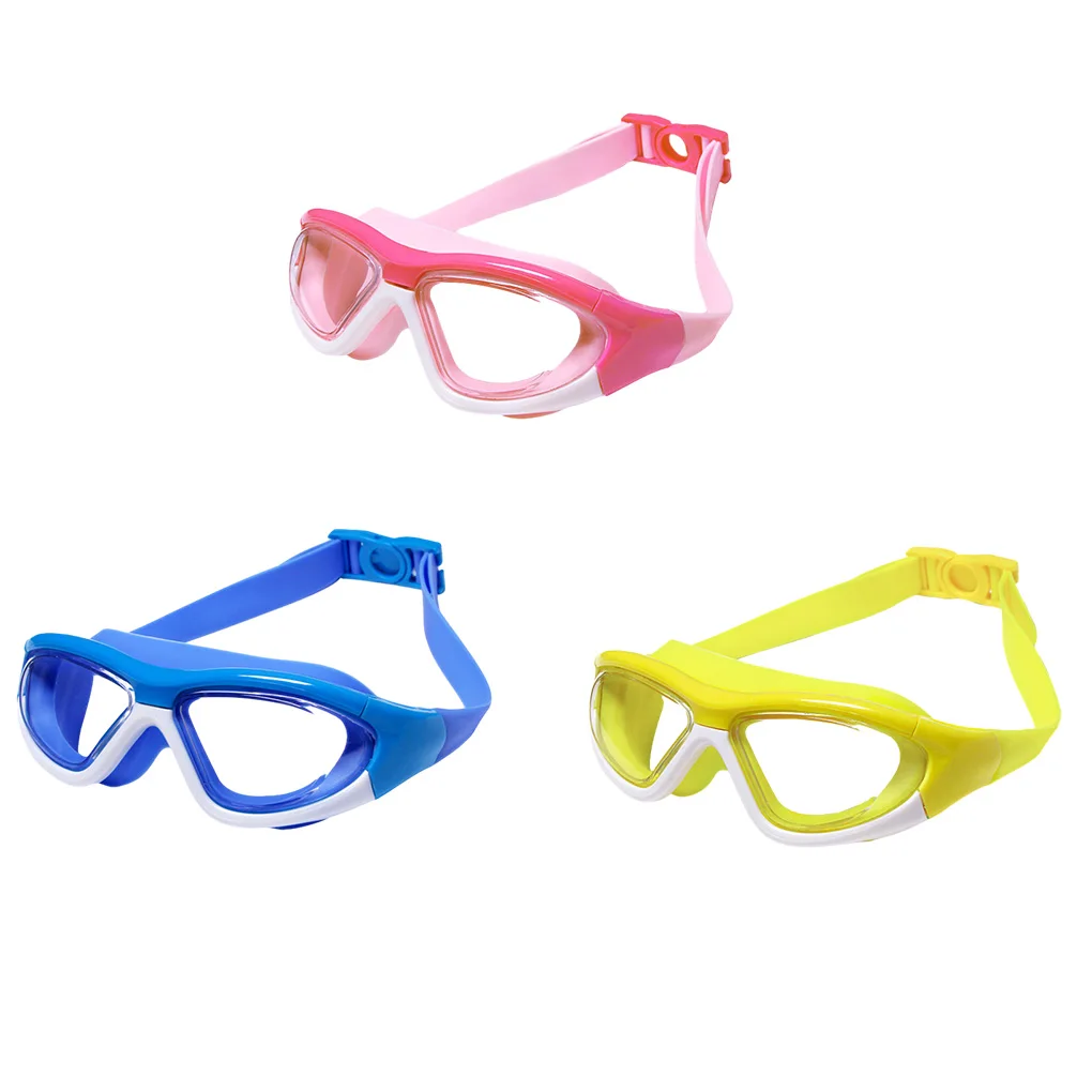 

Big Frame Wide-Visions Swim Goggles Children Kids Swimming Goggle Diving Eye Guard Anti-Fog No Leaking Eye Protector