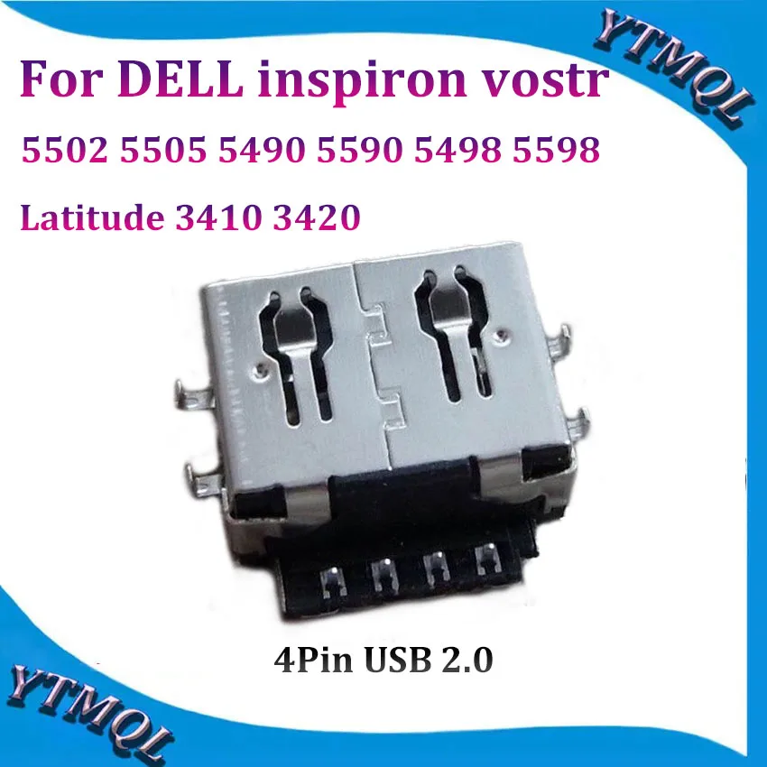 

1 шт. USB-разъем для зарядного устройства для DELL inspiron vostro 5502 5505 5490 5590 5498 5598/Latitude 3410 3420 USB-разъем 2,0 3,0 USB-разъем