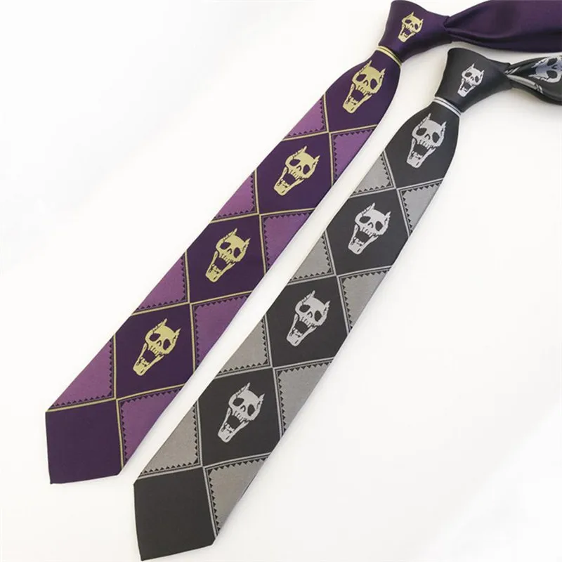 Галстук с принтом Необычные приключения Джоджо галстук для косплея аксессуар