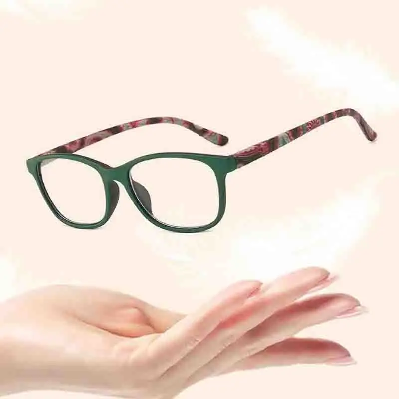 Женские очки для чтения с цветочным принтом