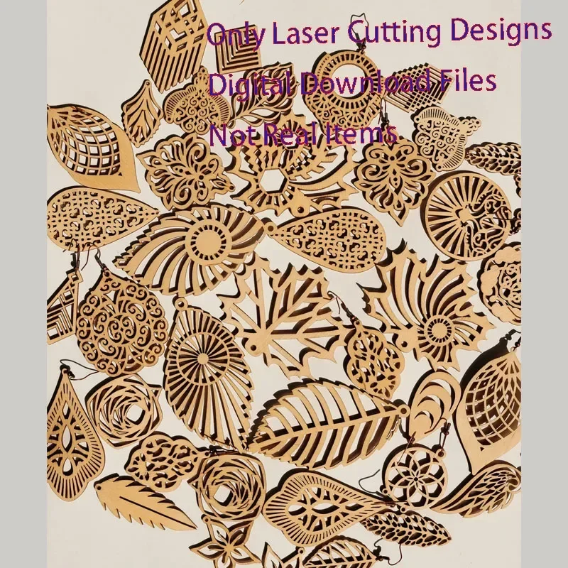 

1060 + дизайны минималистичных сережек, лазерная резка, файл Glowforge, векторные шаблоны с ЧПУ, цифровая загрузка DXF