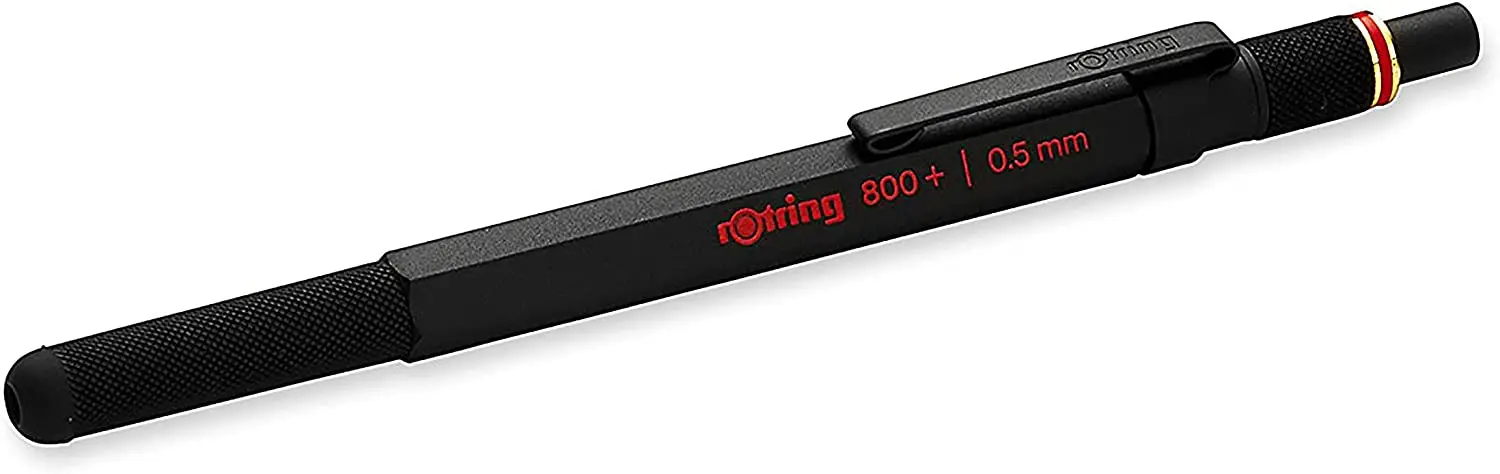 Tanie ROtring 800 + Premium Hybrid Ołówek Automatyczny I Rysik Z Ekranem Dotykowym, Precyzyjna Końcówka Rysika 0.5mm/0.7mm, Sześciokątna Metalowa Beczka