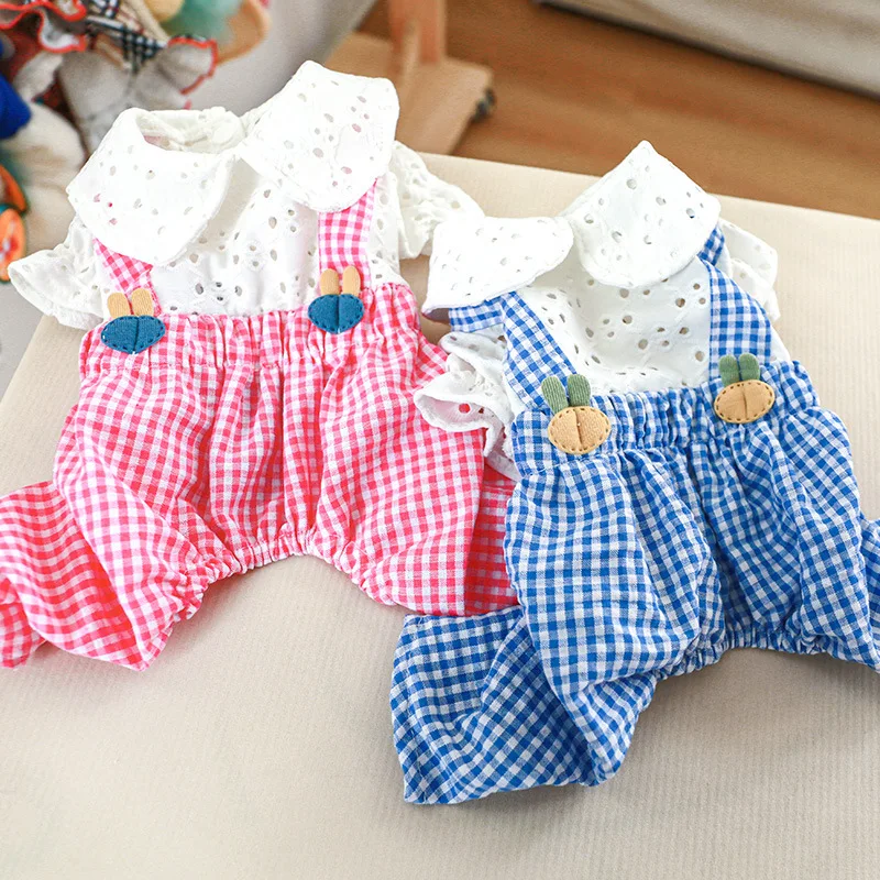 

Dog Summer Clothes Jumpsuit Romper Puppy Apparel Spring Pet Outfit Pants Cute Dog Clothing Yorkies Poodle Pomeranian Overalls