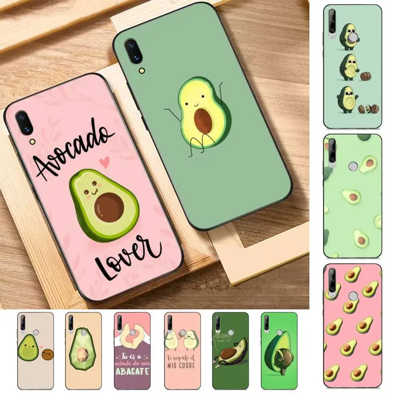 

Cute Avocado Phone Case for Huawei Y 6 9 7 5 8s prime 2019 2018 enjoy 7 plus