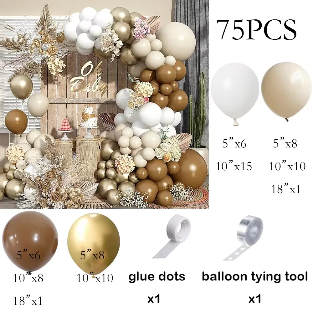 

Голубая гирлянда из воздушных шаров Globos для детского душа