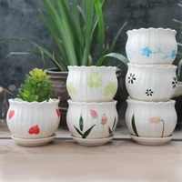 creative succulent flowerpot green plant vase planter bonsai pot office desktop ornaments ceramic crafts garden art