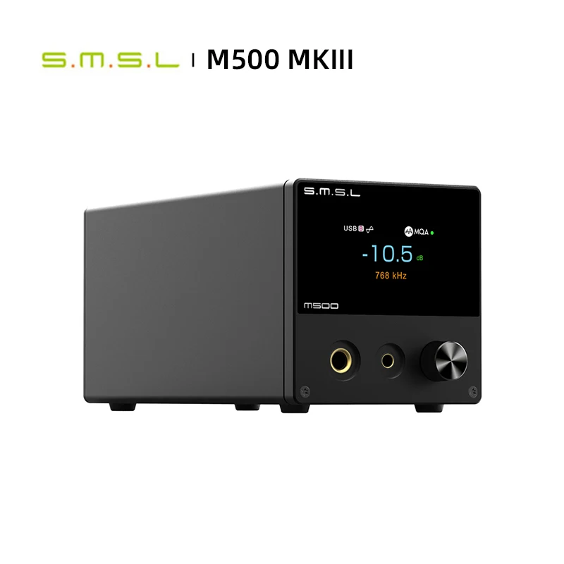 SMSL M500 MKIII Bluetooth Audio ЦАП ES9038PRO MQA-CD DSD512 32 бит 768 кГц усилитель для наушников OPA1612A XMOS XU316