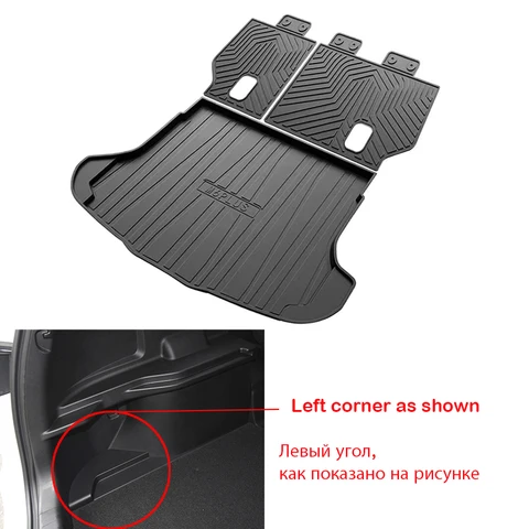 Автомобильные коврики для багажника Haval M6 Plus 2024, полное покрытие, чехлы на спинку сиденья, водонепроницаемая нескользящая подставка для ног, поднос для багажника