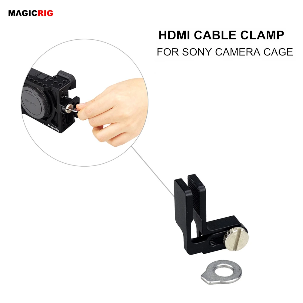 Зажим для кабеля HDMI MAGICRIG, зажим для камеры A6600 /A6500 /A6400 /A6300 /A6000 /G7 /GH4 /GH3