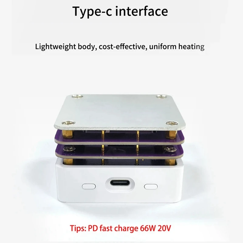 G3061 PD65W Мини-паяльная пластина цифровая паяльная станция для предварительного