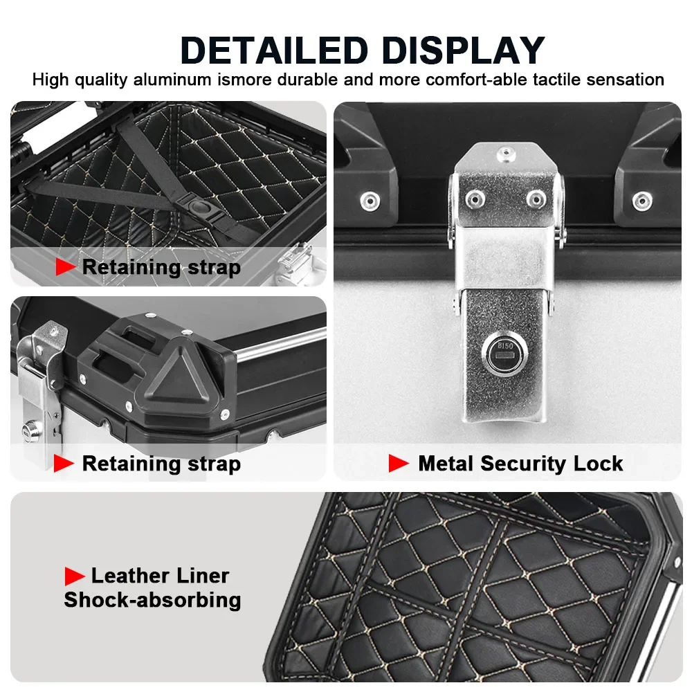 28L 32L задний багажник алюминиевые верхние чехлы для хранения универсальный