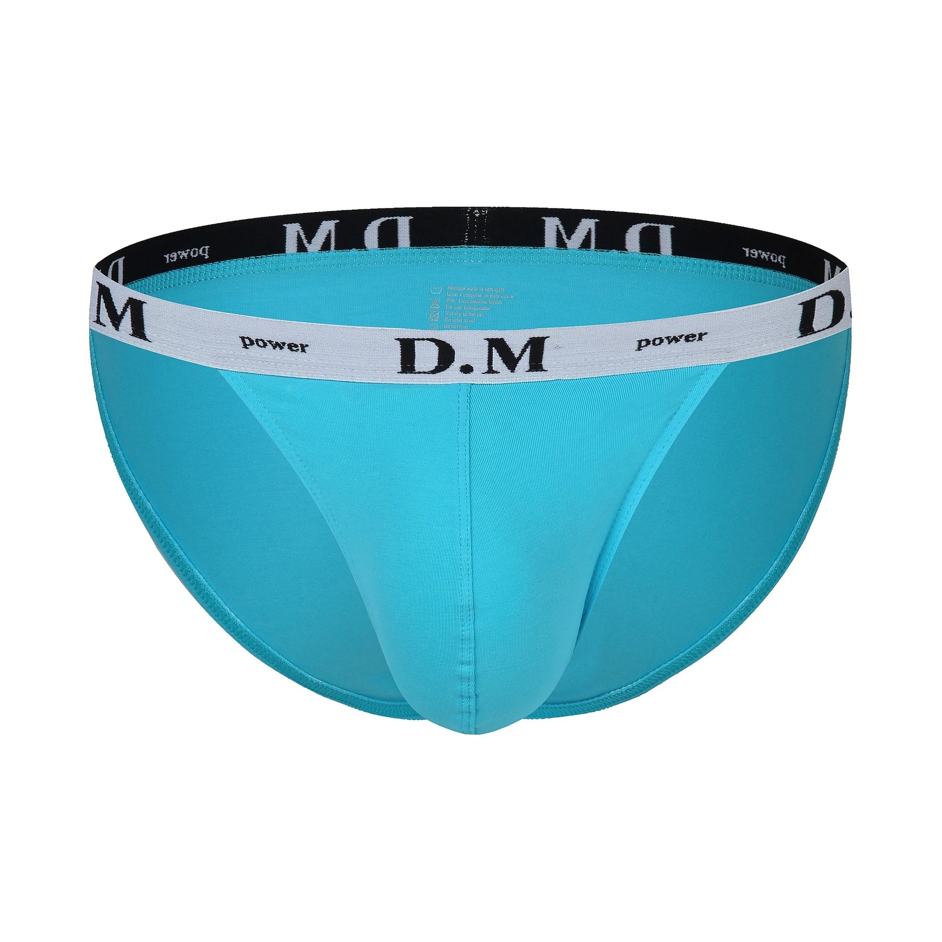Men's Underwear Low Waist Male Sexy Briefs Solid Color Breathable Cotton Undershorts