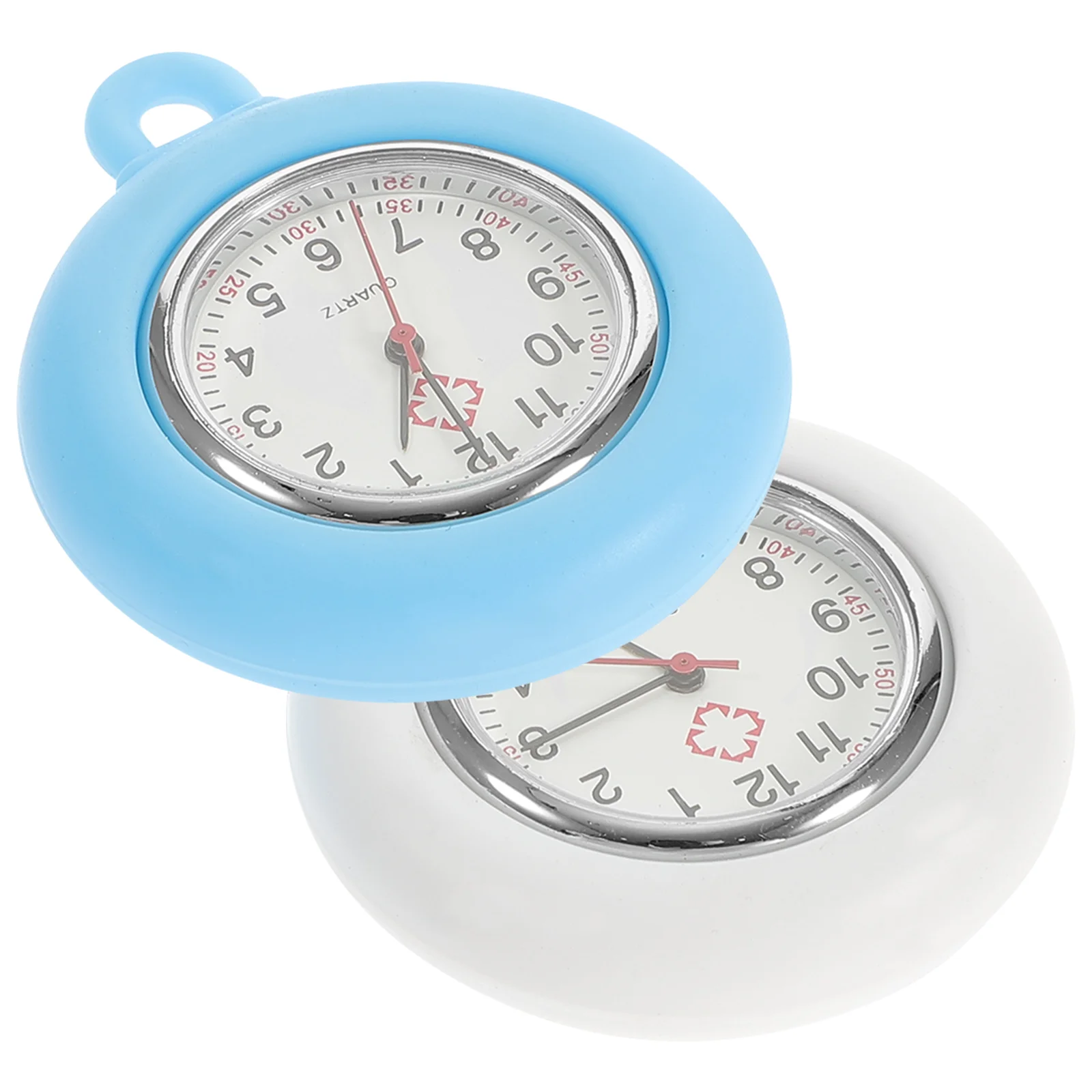 

Watch Nurse Pocket Lapel Clip Broochfob Hanging Pinkey Chain Keychainnight Silicone Pendant Luminous Nurses