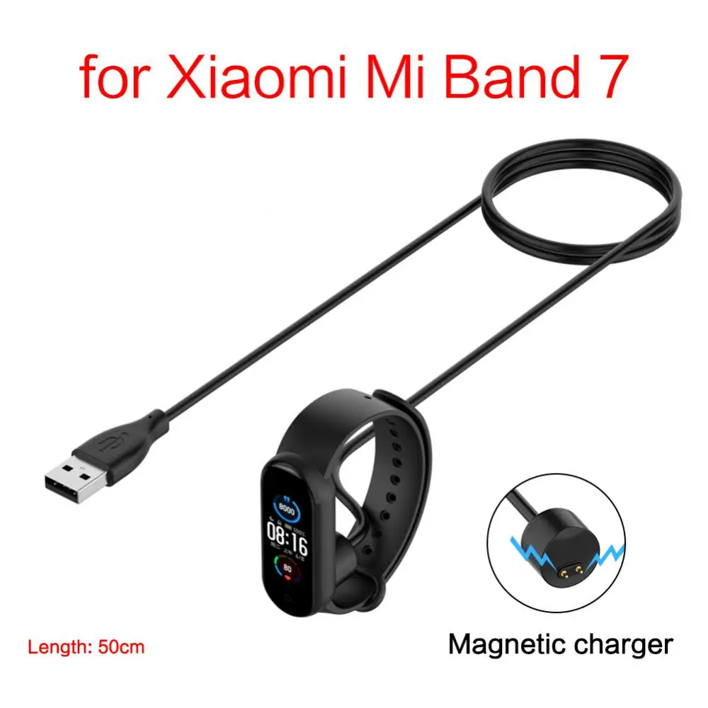 

3 шт., магнитное зарядное устройство для Xiaomi Mi Band 7 6 5