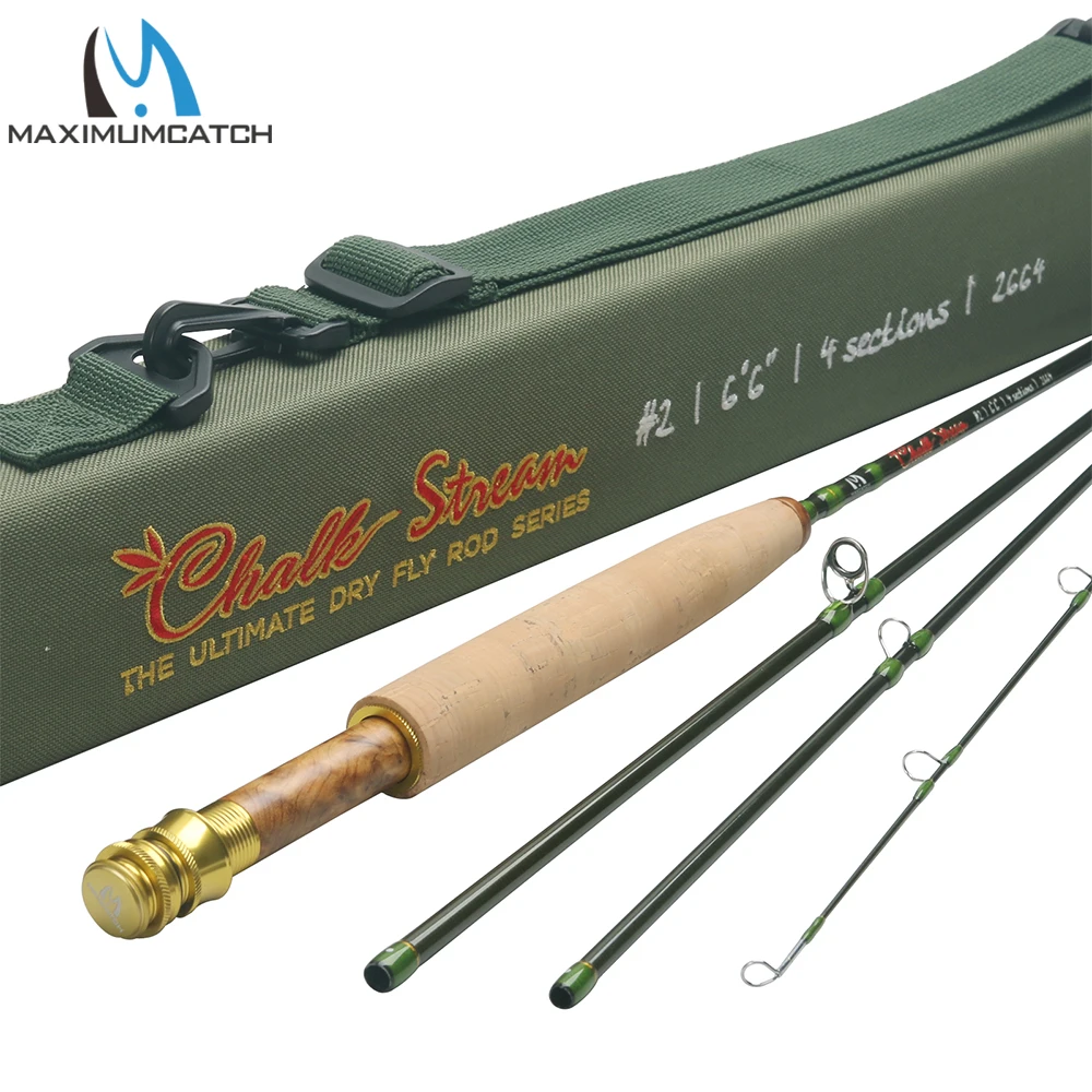 6.5/7.5ft 40t Carbon Fiber Fast Action Ultimate Dry Fly Rod