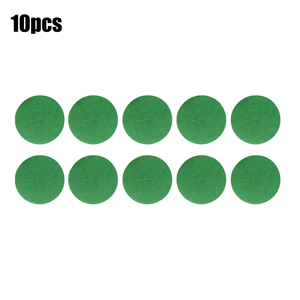 

10pcs Non-Woven Tree Mulch Ring Weeding Barrier Thickened Protector Mat Plant Cover Anti Grass Gardening Fabric Weed Control