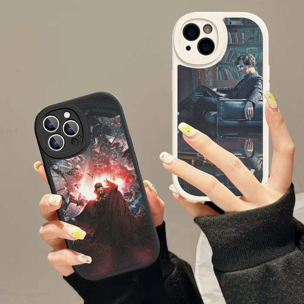 Чехол для телефона B-Benedict Cumberbatch из жесткой кожи iPhone 16 15 14 13 12 Mini 11 Pro Max Xs X Xr 7 8 Plus Fundas