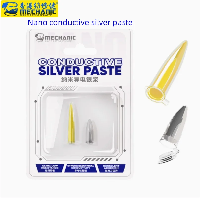 

Механическая NANO20 нанопроводящая серебряная паста для iPhone Android, ремонт телефона, гибкий экран, ремонт цепи ITO, серебряная паста